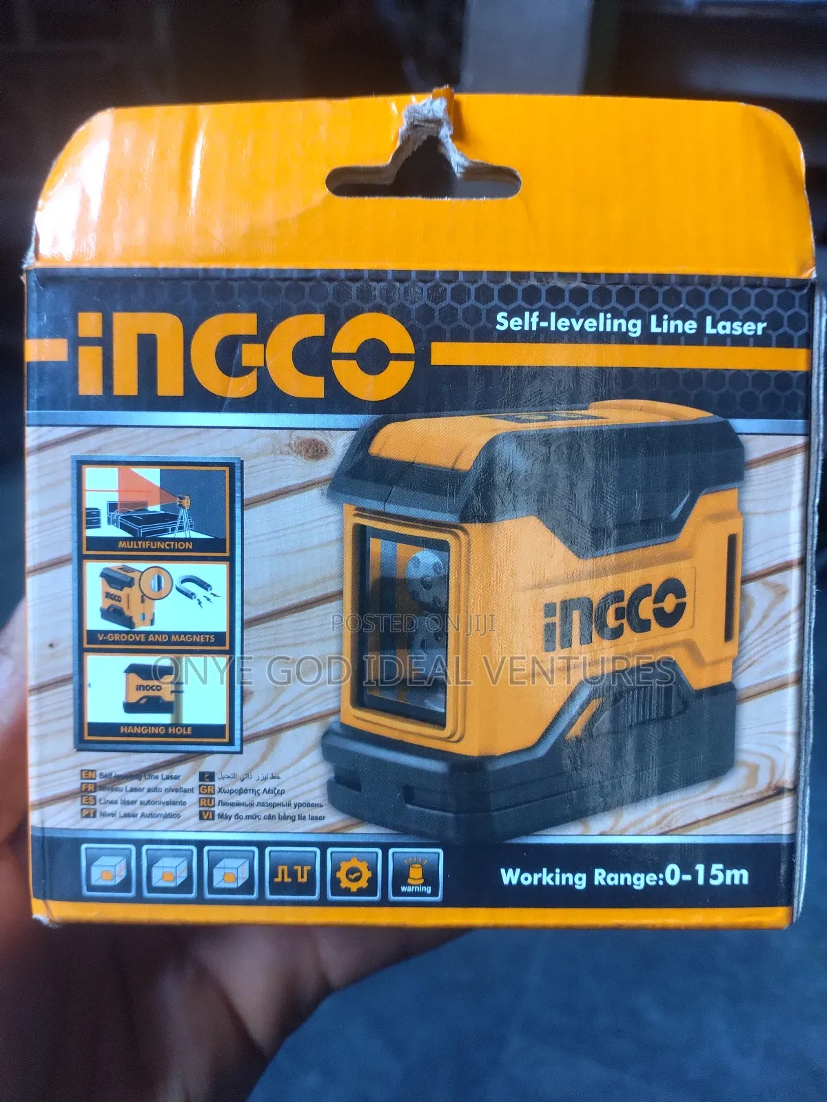 Ingcolaser Thread Ingco Self-Leveling Line Laser, Model Hll156508 for sale - Onye God ...