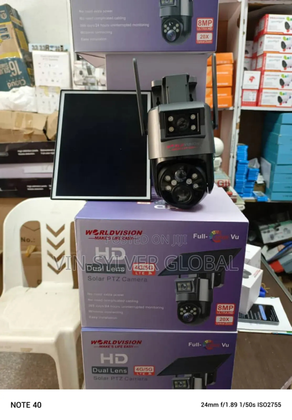 20x Zoom Solar-Powered 4g Rotation CCTV Camera With Audio