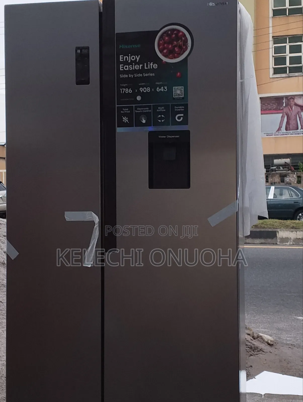 Hisense Side by Side Fridge Inverter