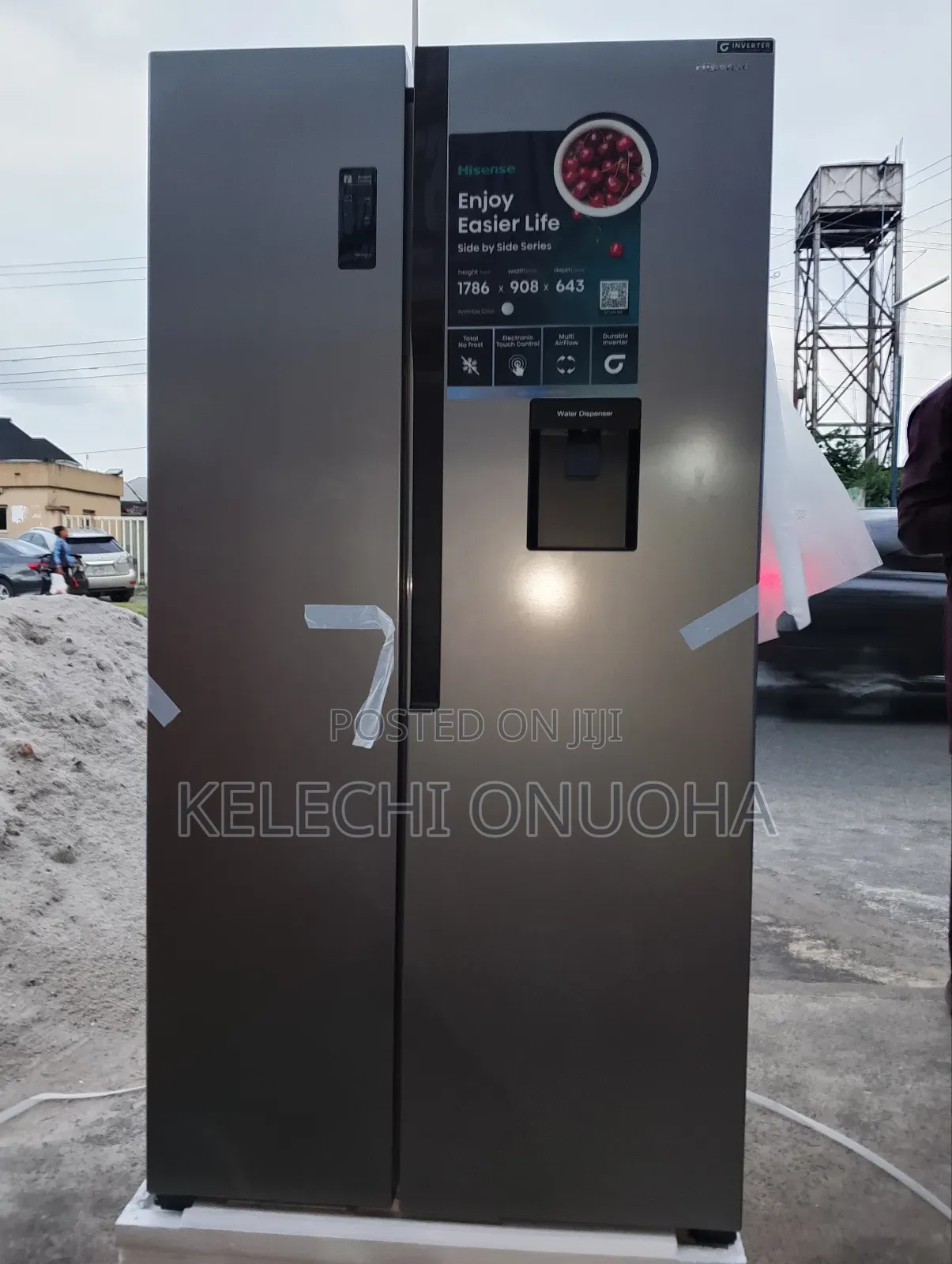 Hisense Side by Side Fridge Inverter