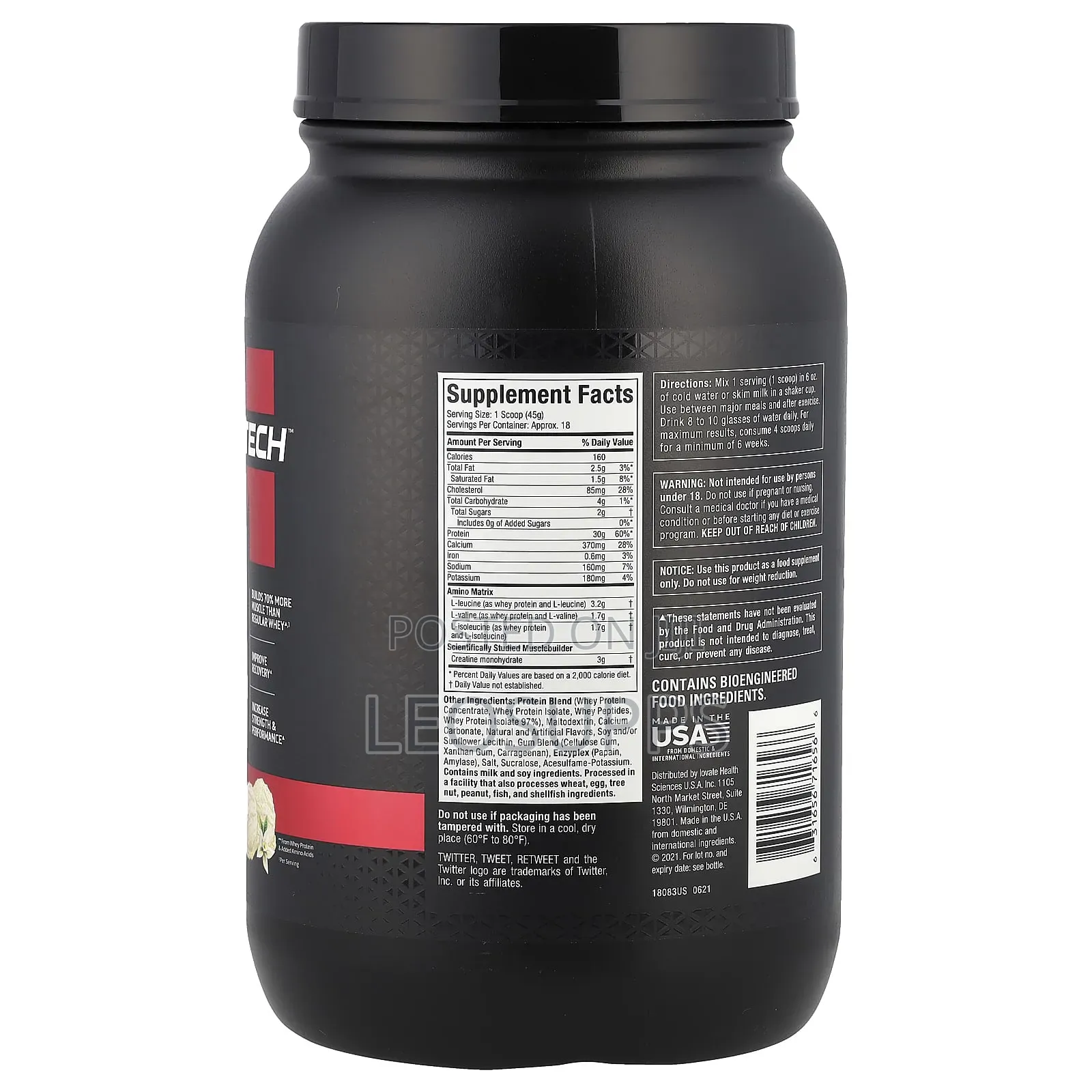Muscletech Nitro Tech Whey+Muscle Builder 2lb