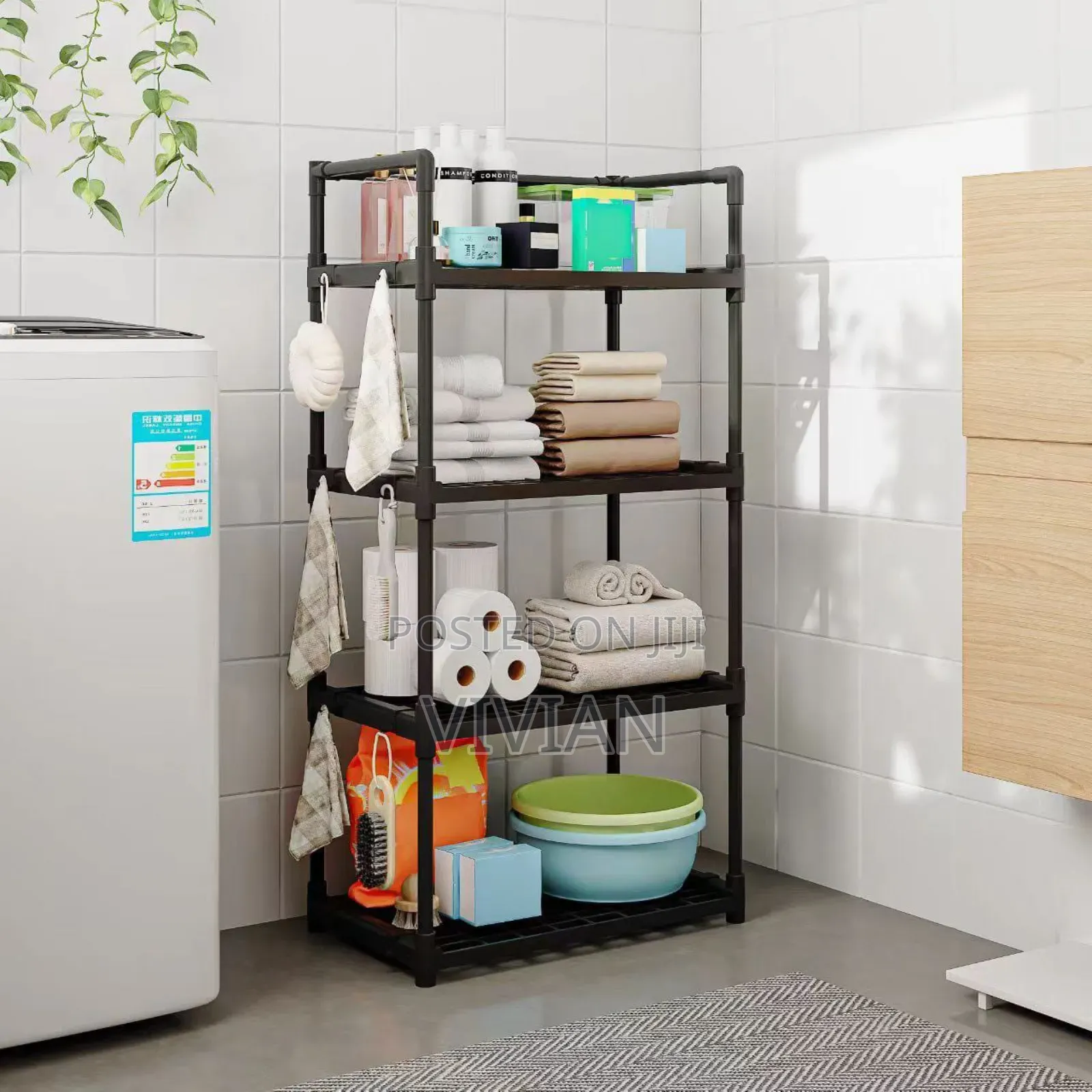 4 Layer Kitchen and Bathroom Rack