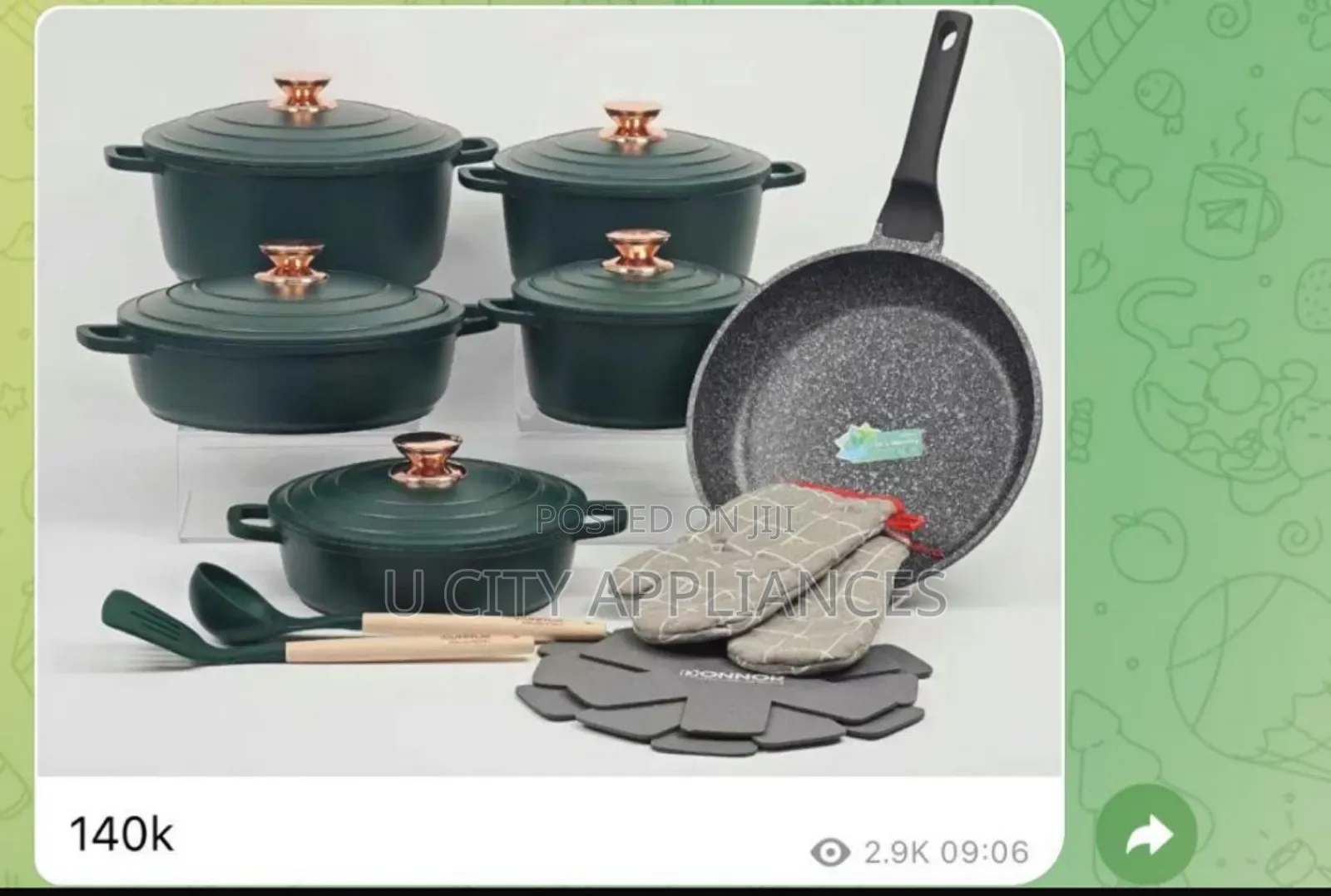 Donor Granite Non Stick Cookware Set