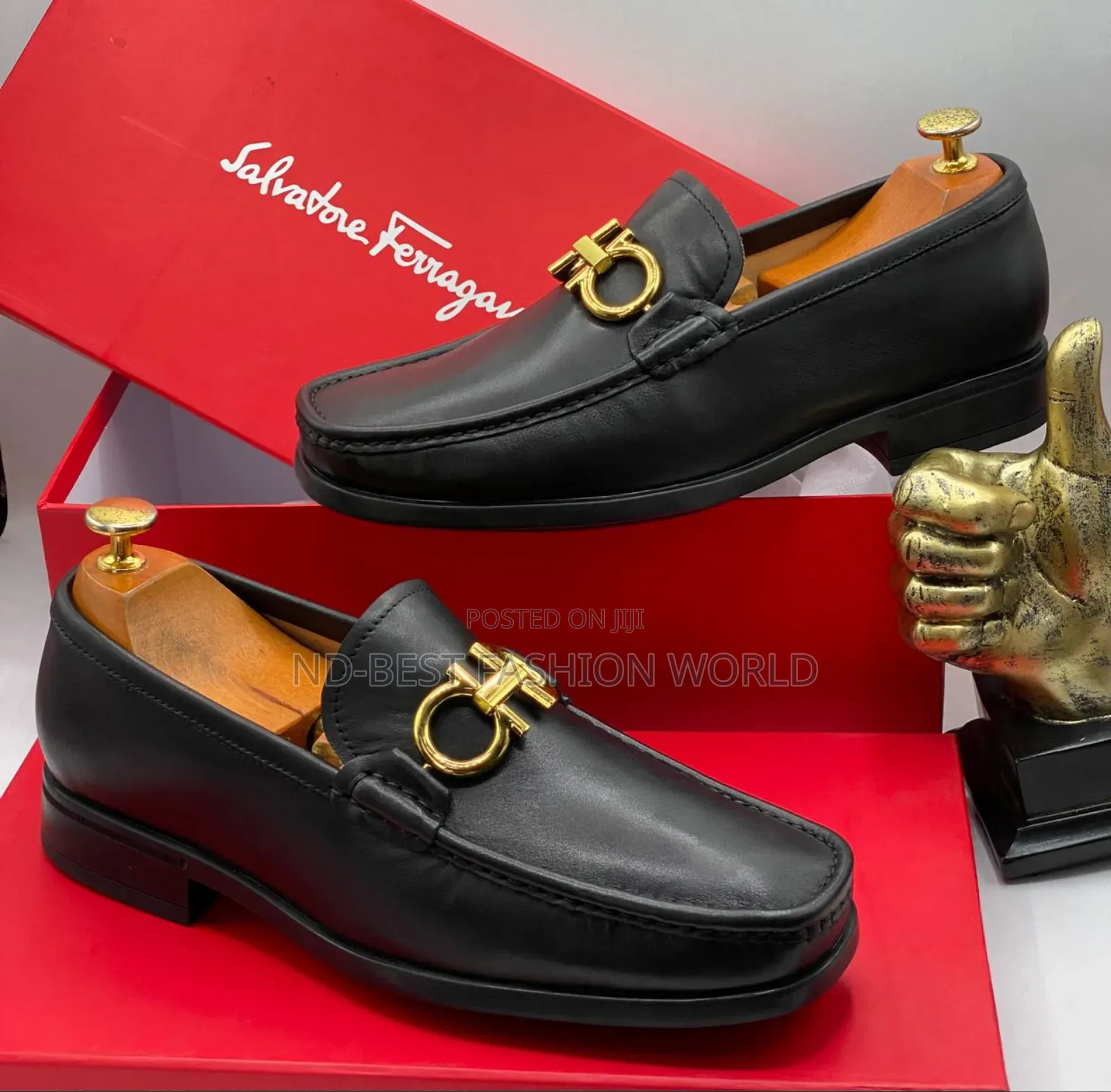 Black Leather Sample Shoes