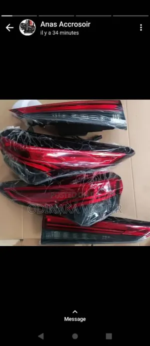 Back Light Toyota Highlander 2020 Model