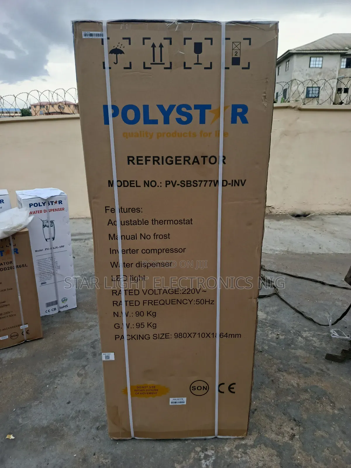 Side By Side Inverter Fridge Dispenser