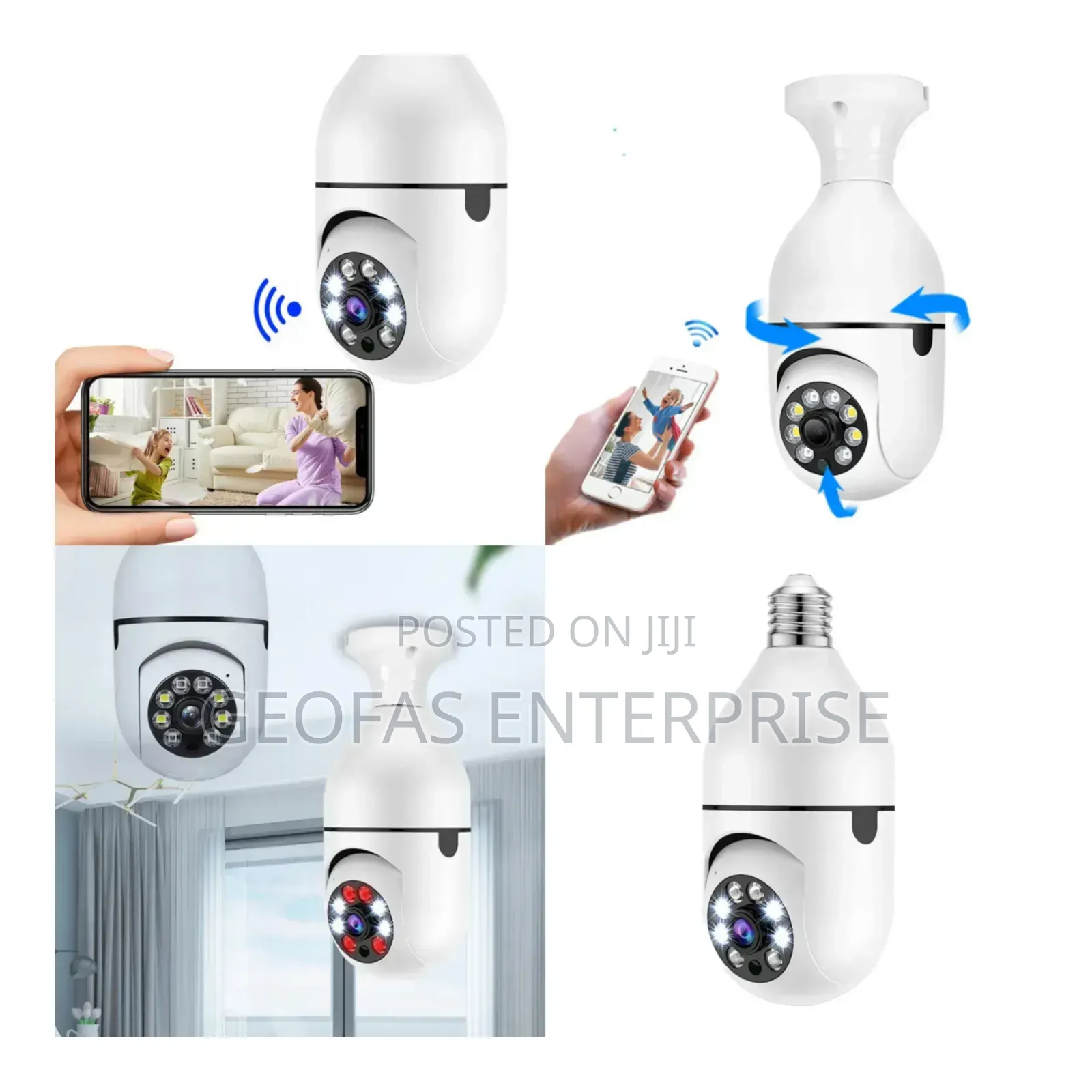 360 Degree Rotation Automatic Home Security Camera