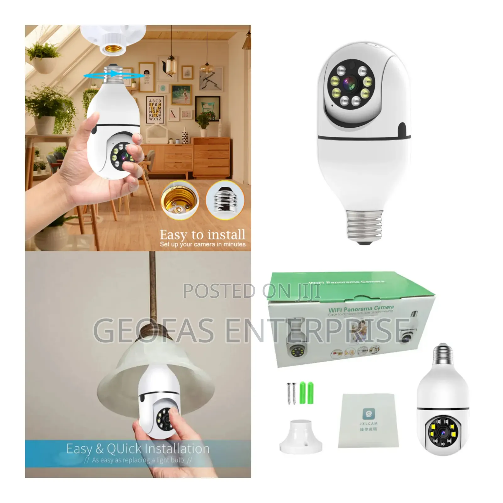 360 Degree Rotation Automatic Home Security Camera