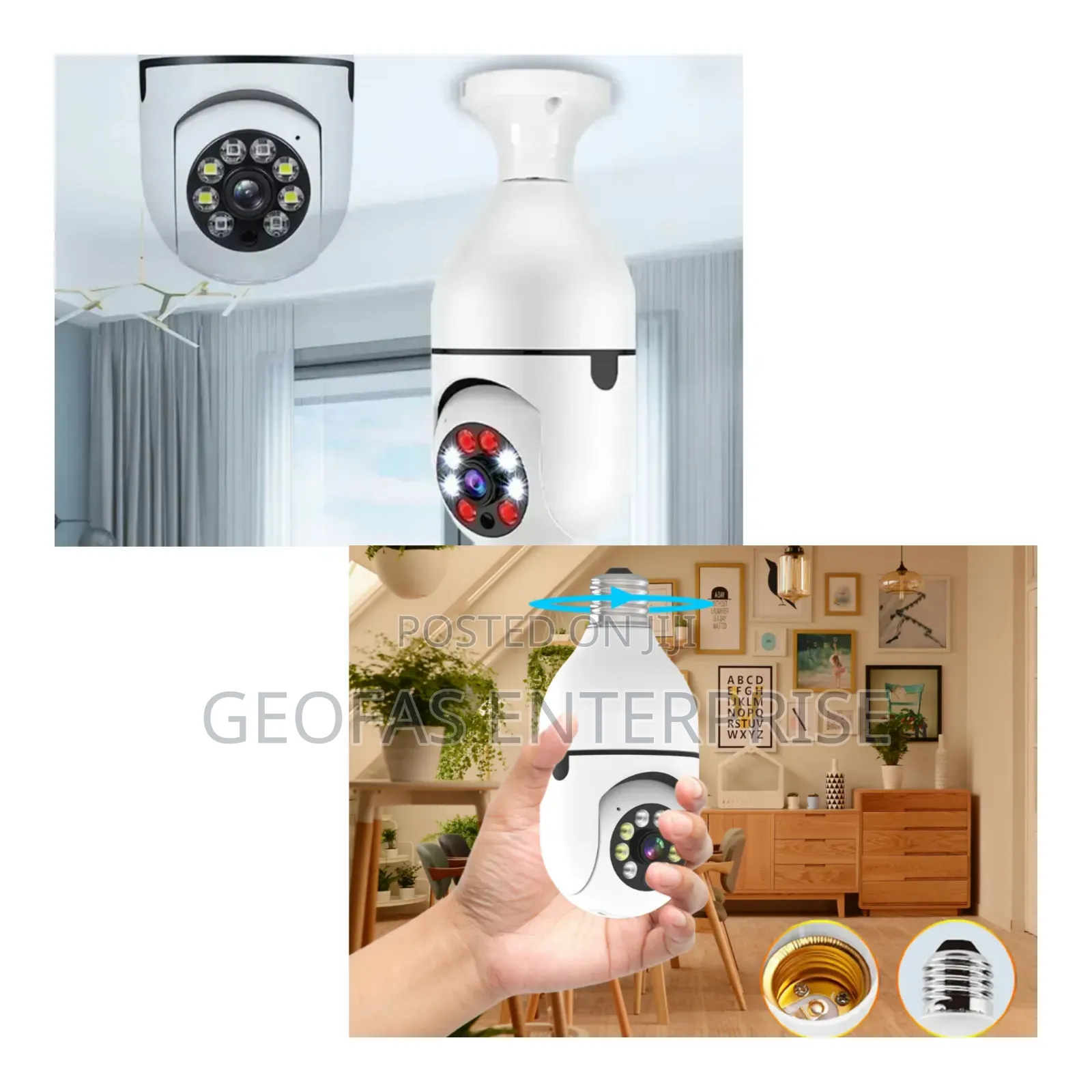 360 Degree Rotation Automatic Home Security Camera