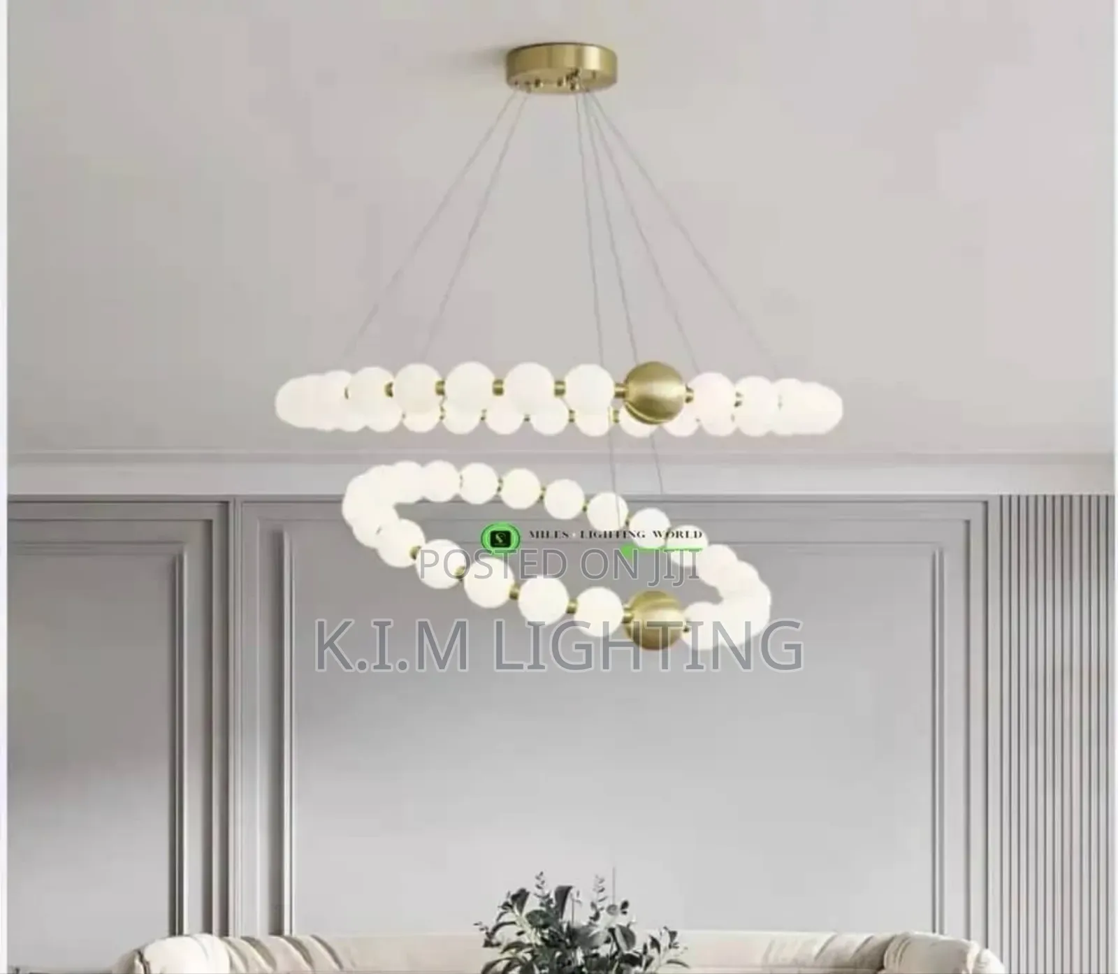 Pearl Necklace Luxury Chandelier