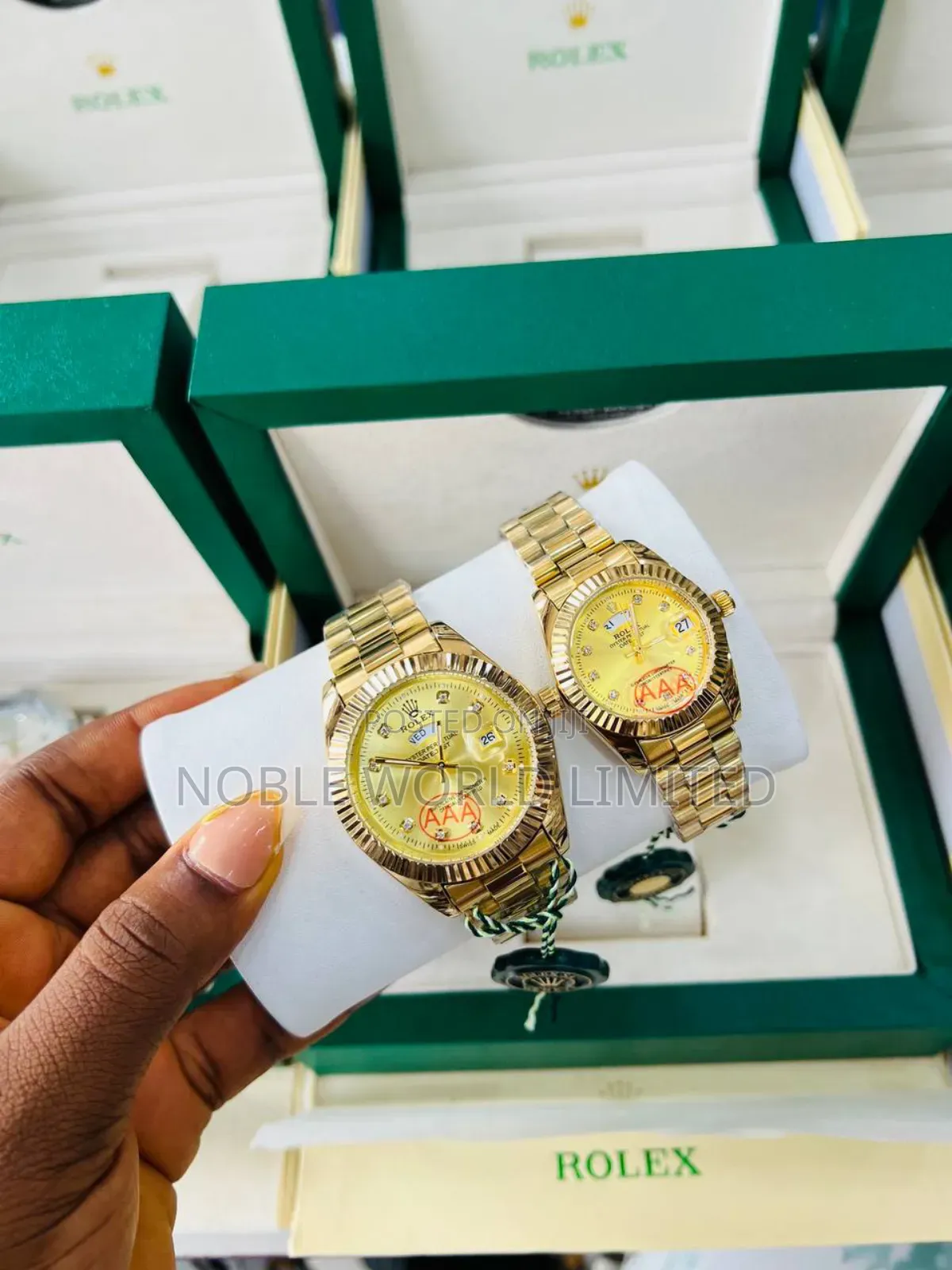Innovative Rolex Couples Watch GLD 4c