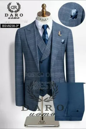 Checkers 3pis Luxury Suits for Men of Class