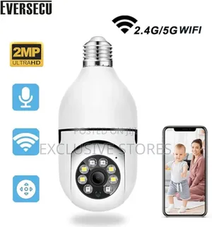 Wireless Light-Bulb Security Camera,