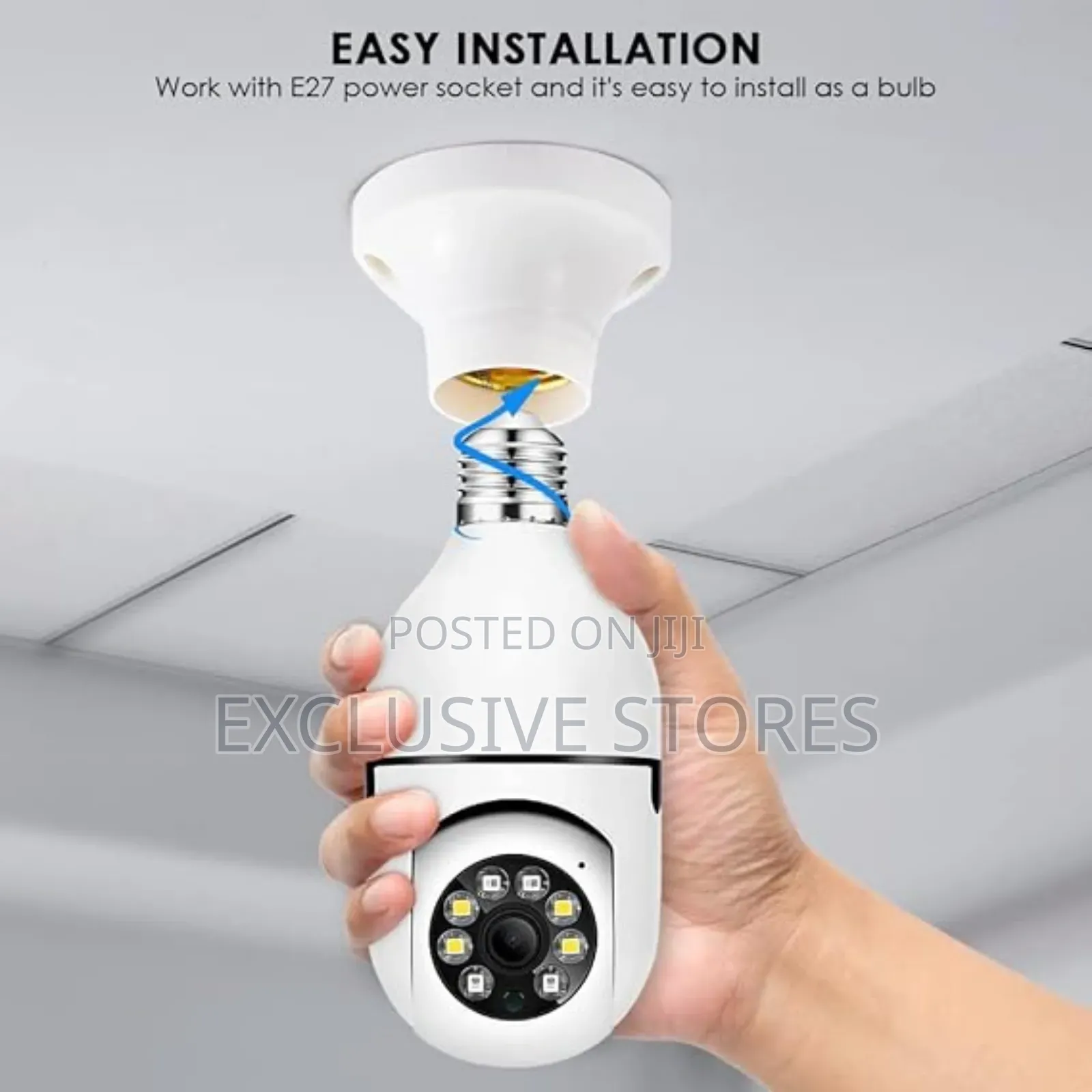 Wireless Light-Bulb Security Camera,