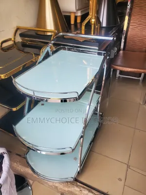 Wine Trolley Silver