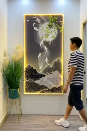 Led Crystal Porcelain Home Decor With Remote and Switch