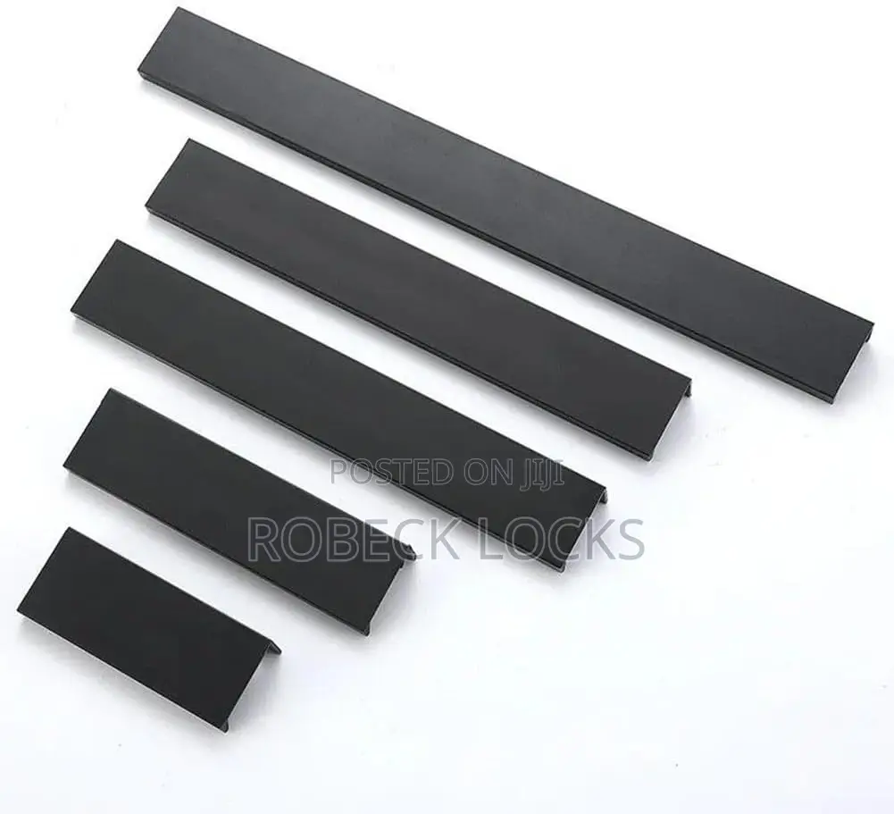 Push Pull Helper Black Hidden Cabinet Handles
