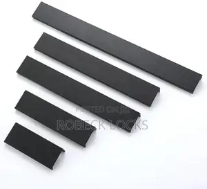 Push Pull Helper Black Hidden Cabinet Handles