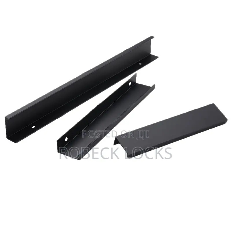 Push Pull Helper Black Hidden Cabinet Handles
