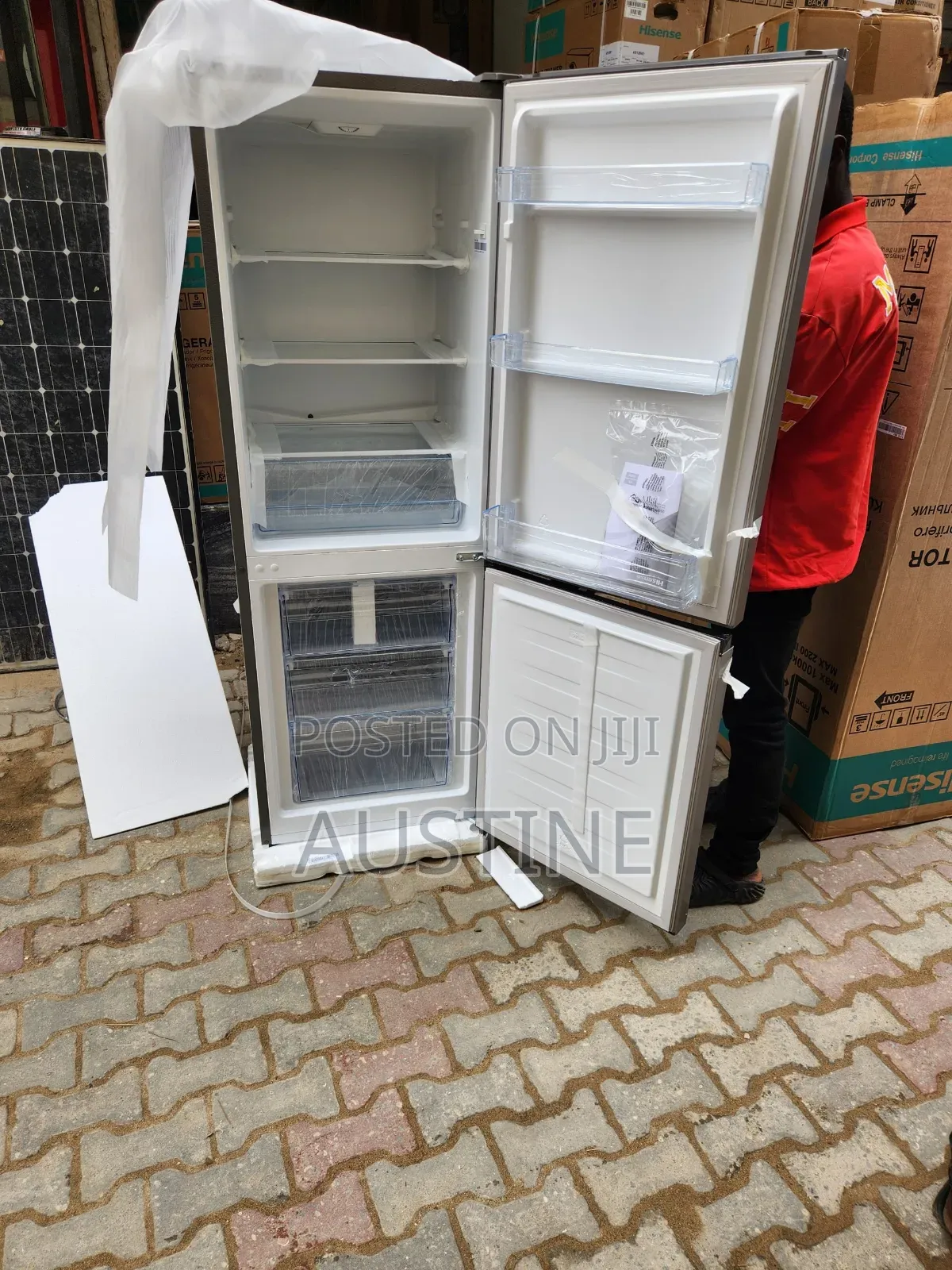 Brand New Hisense 225l Half-Half Double Door Refrigerator