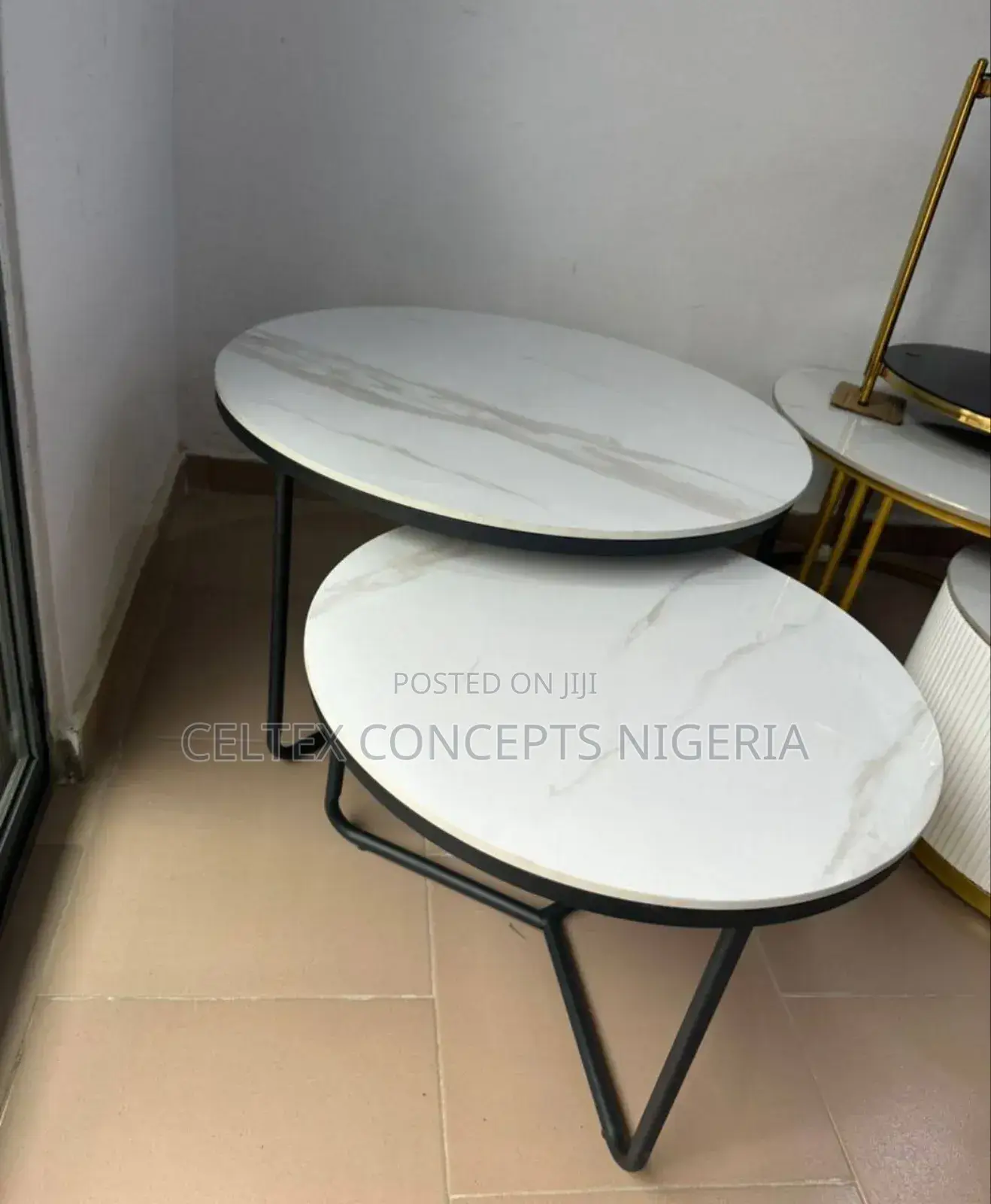 2 In1 Marble Centre Table
