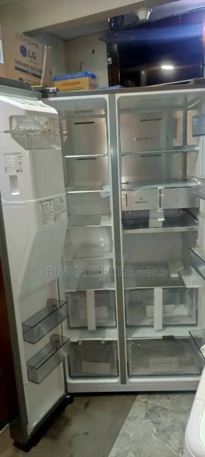 Brand New Hisense Side-Side 514l Fridge>Dispenser>Ice Maker>