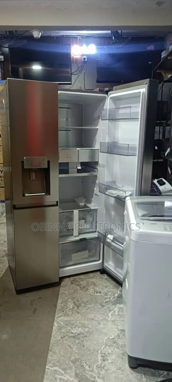 Brand New Hisense Side-Side 514l Fridge>Dispenser>Ice Maker>