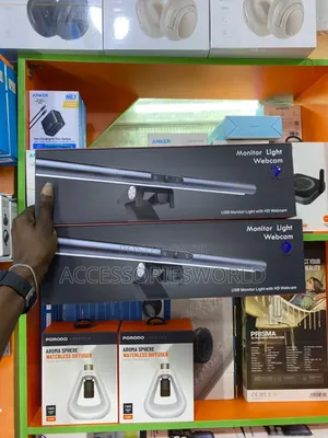 Usb Monitor Light With Hd Webcam