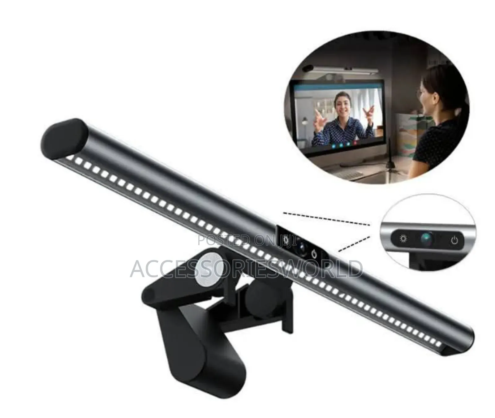 Usb Monitor Light With Hd Webcam