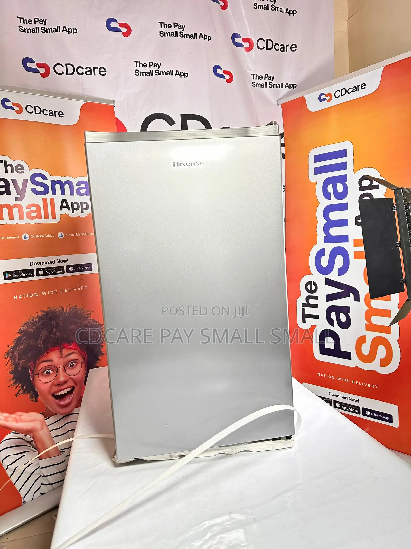 Pay Small Small Hisense 90l Refrigerator On Cdcare.App