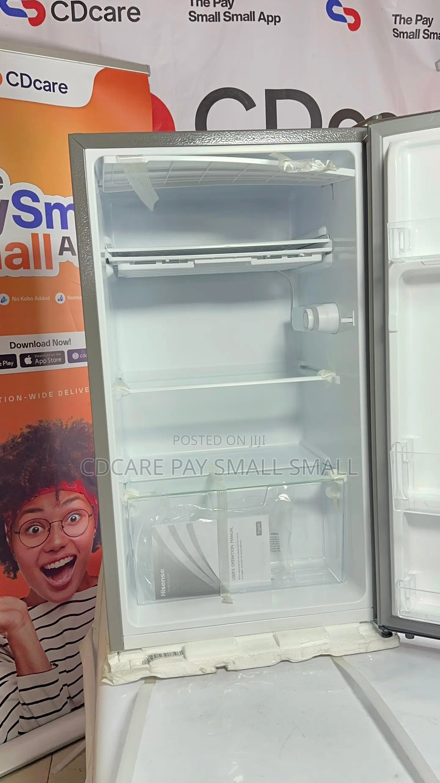 Pay Small Small Hisense 90l Refrigerator On Cdcare.App