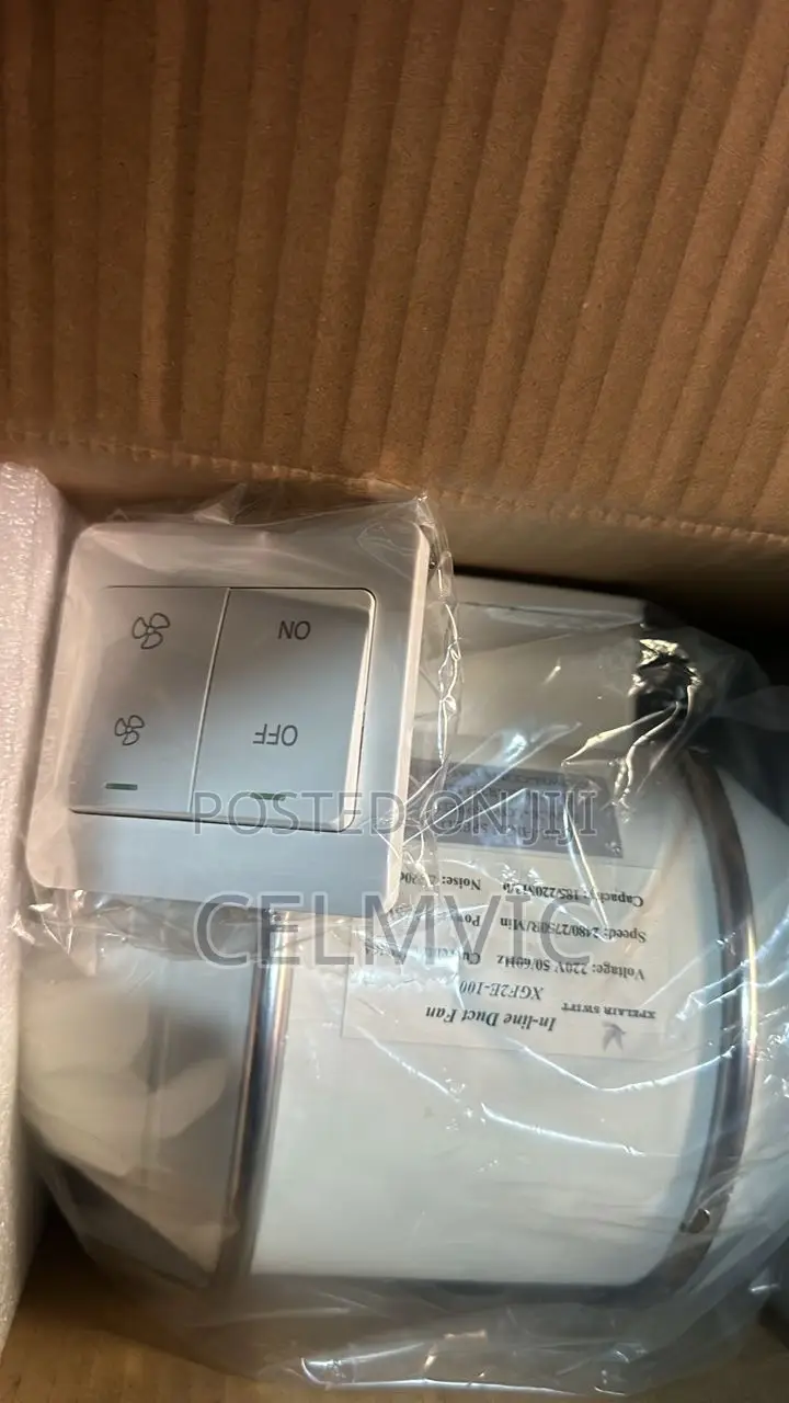 Inline Duct Fan 4inches 100mm