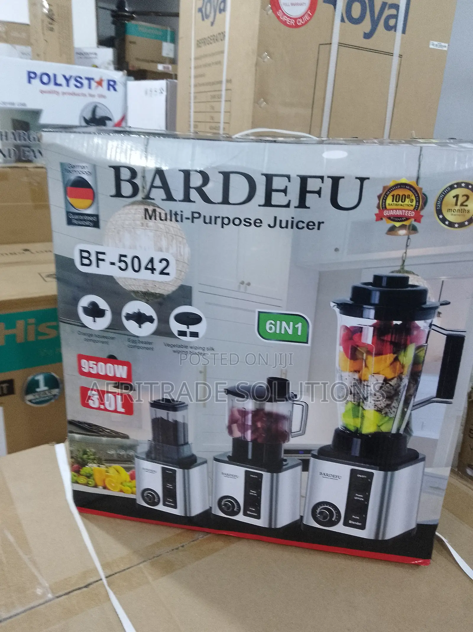 Bardefu (Bf-5042) 6-in-One Multi-Purpose Functional Blender