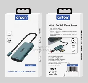 Onten Ont-C15 Cfast 2.0 Sd Tf Card Reader