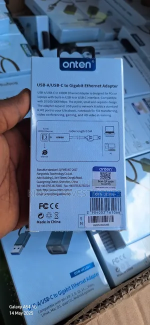 Type C/Type a to Lan Gigabit Adapter