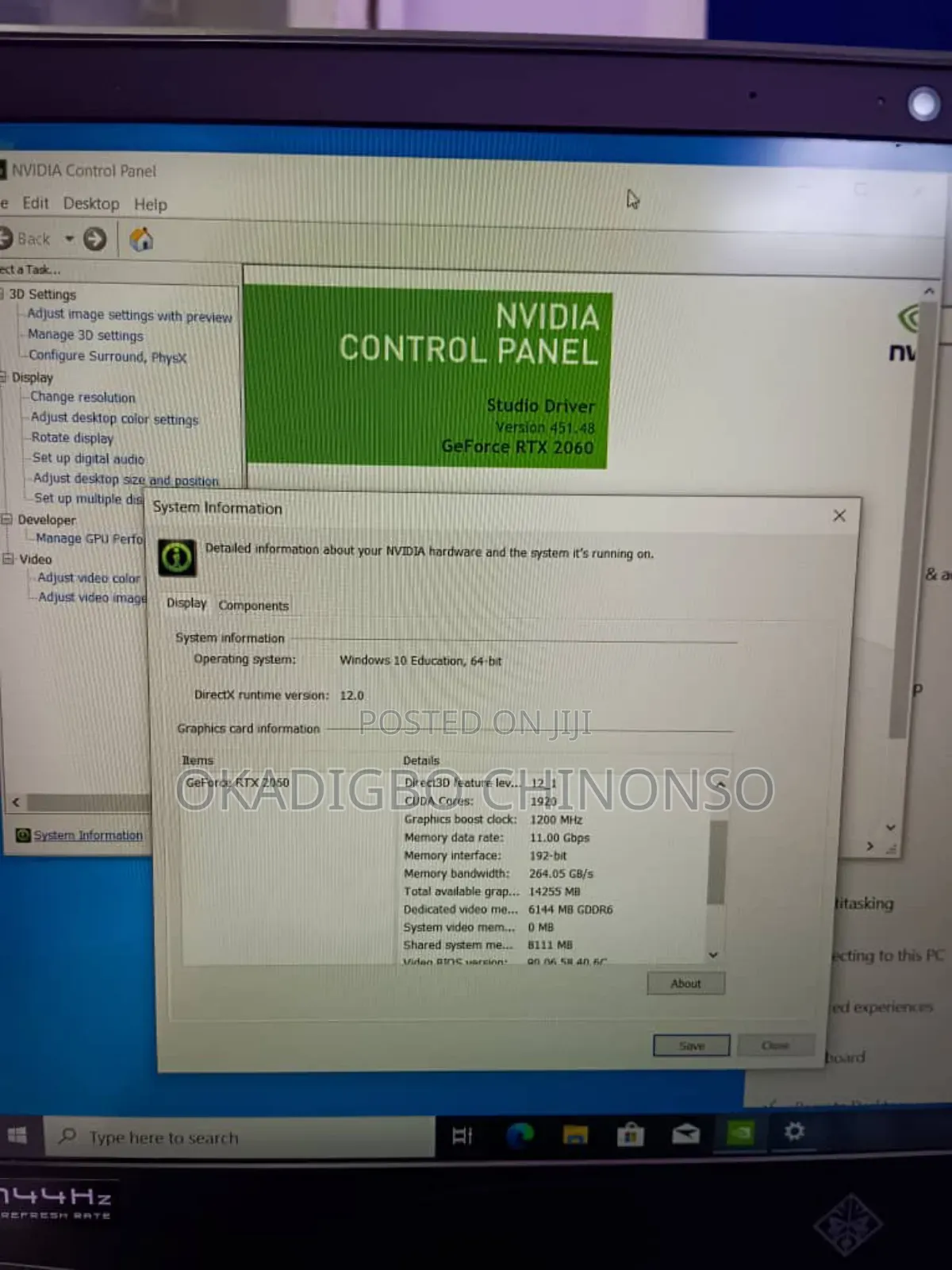 Laptop HP Omen 15 16GB Intel Core I7 SSD 512GB