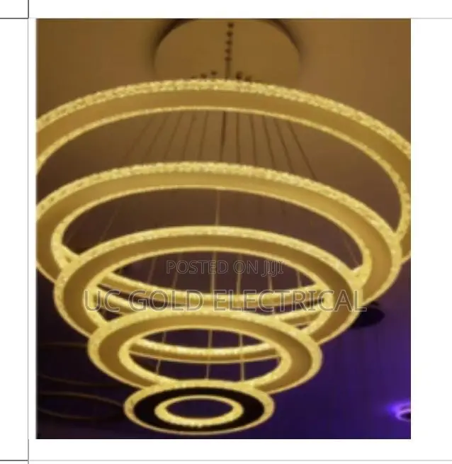Modern Living Room Ceiling Chandelier Ring Led
