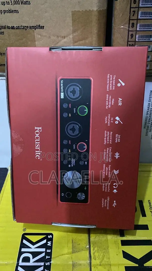 Focusrite Scarlett 2i2 3rd Gen Audio Interface