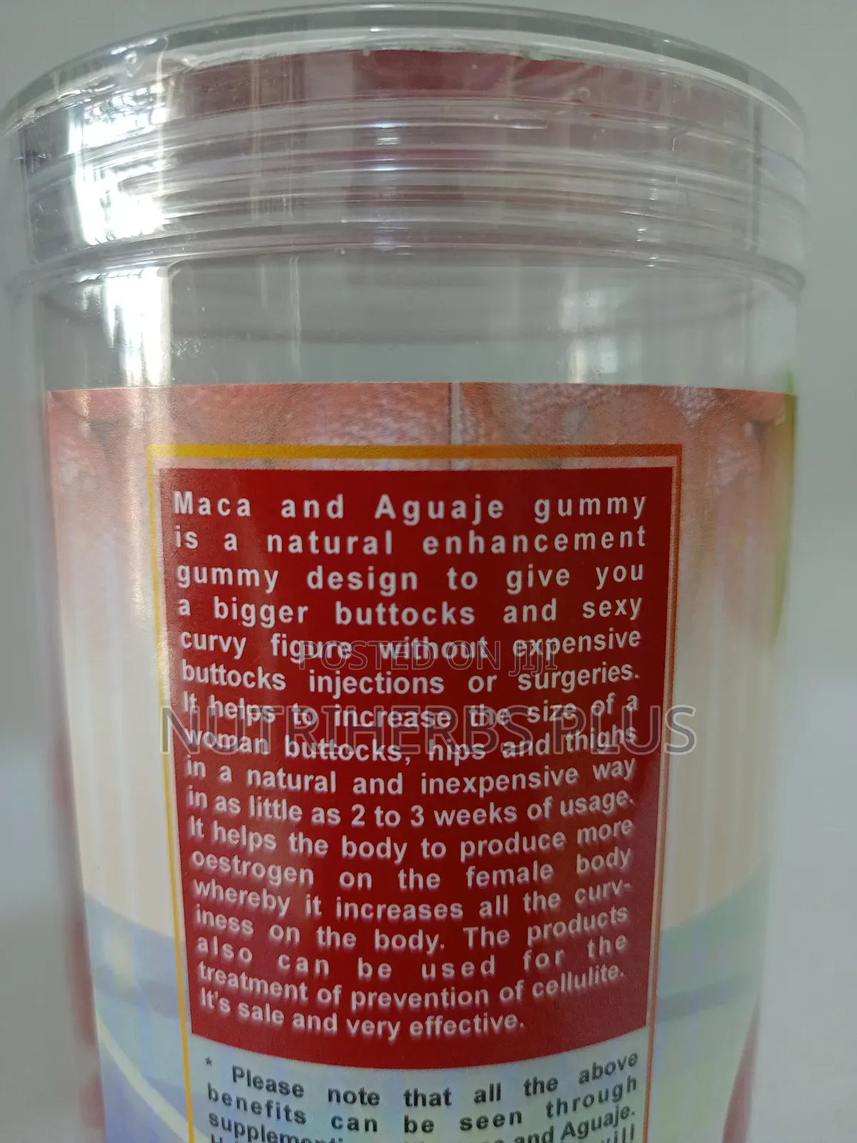 Aguaje 100% Meca Gummies for Max Butt and Hips