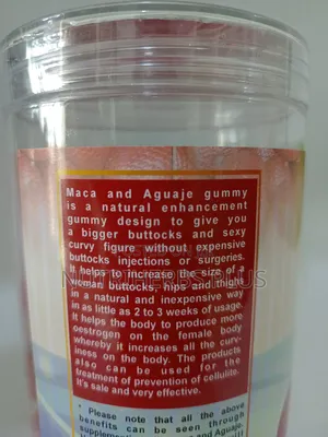 Aguaje 100% Meca Gummies for Max Butt and Hips