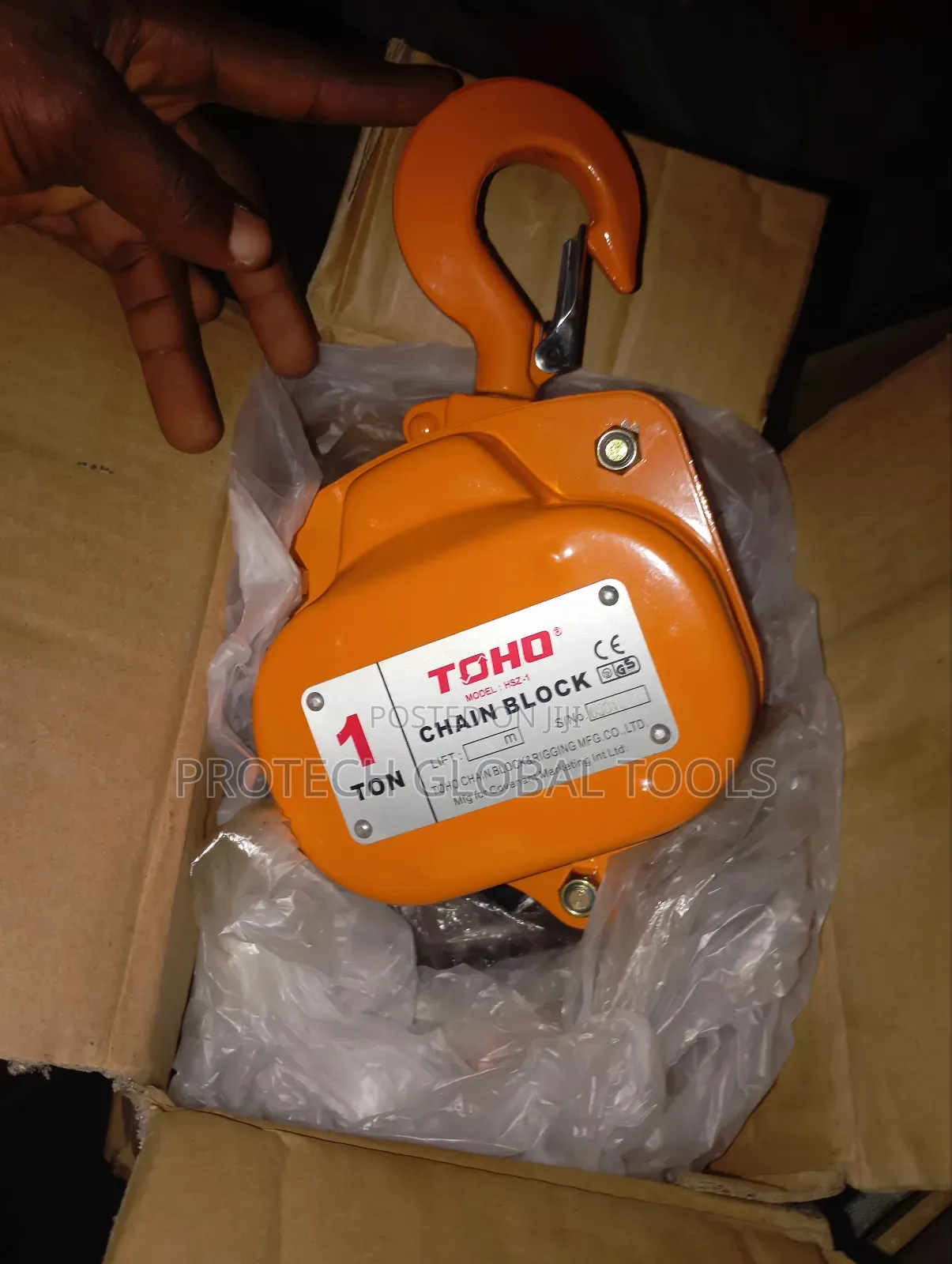 1ton by 3 Meters Chain Block