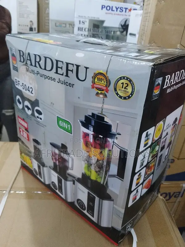 Elegant Bardefu 3l 6-in-One Durable Blender