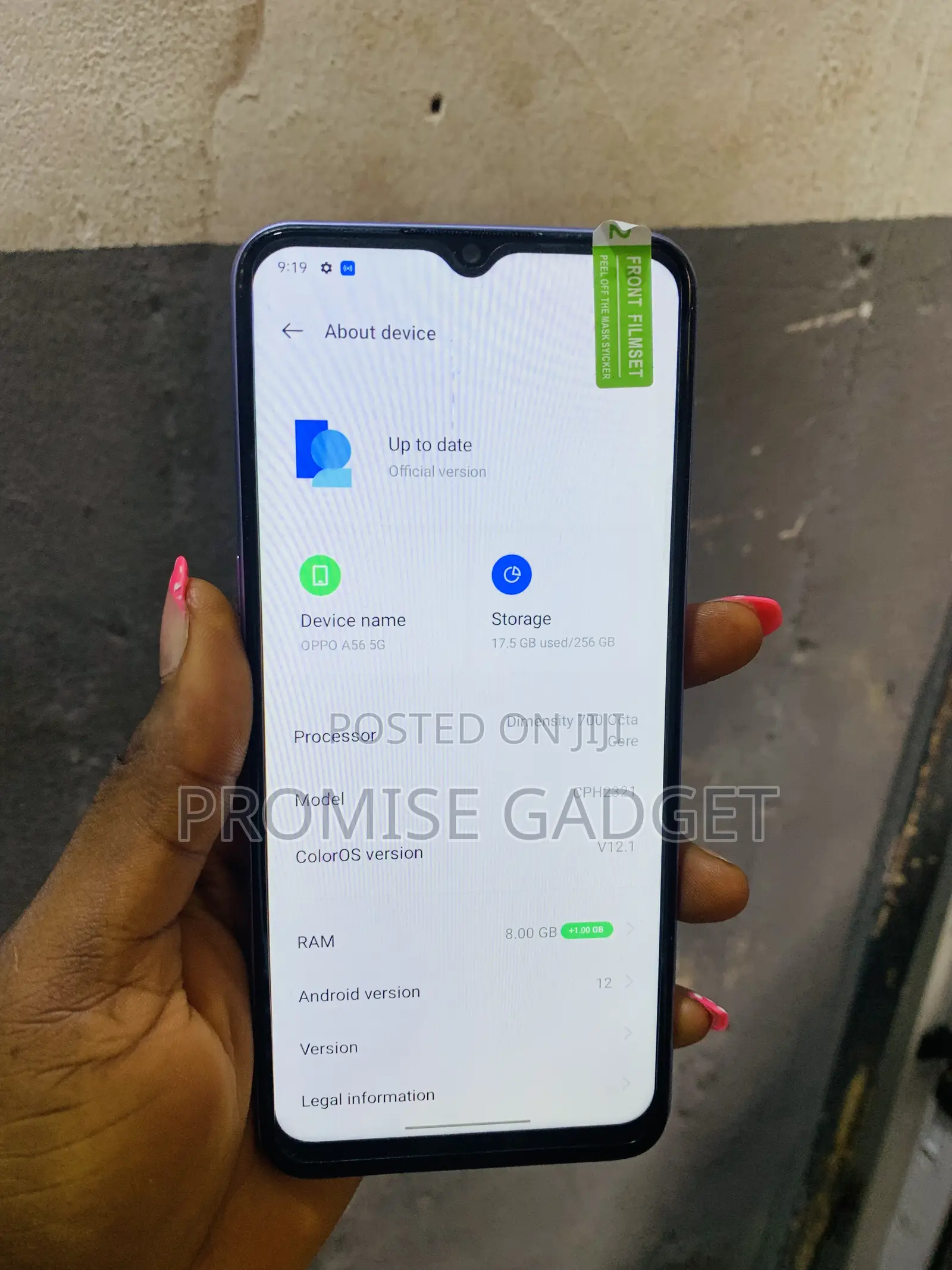 Oppo A56 5G 256 GB Purple