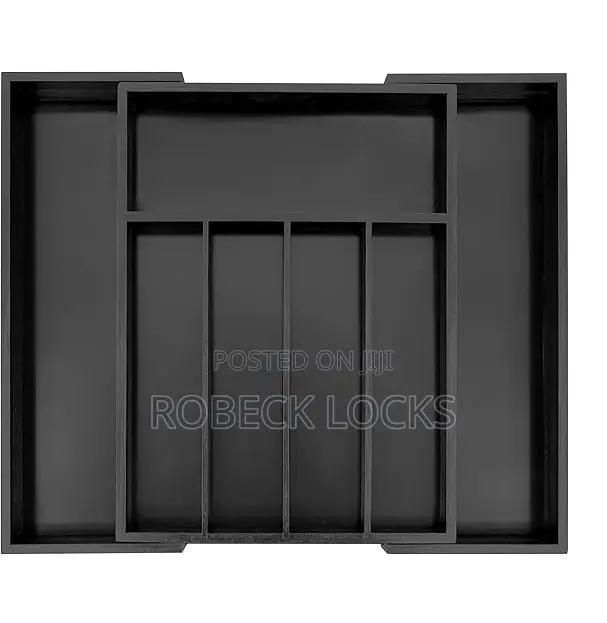 Adjustable Bamboo Silverware Drawer Insert