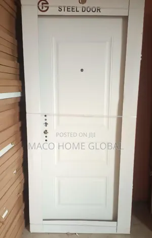 70mm Steel Door White Colour 3ft by 7ft