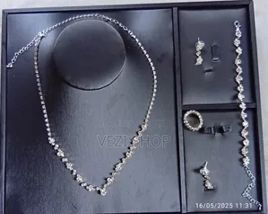 4 Piece Silver Plated Set Jewelry