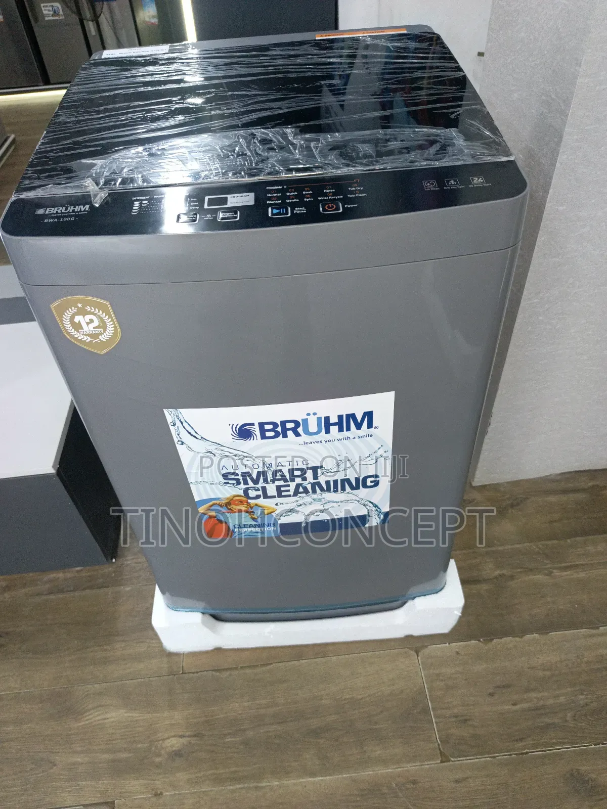 Bruhm Washing Machine 10kg Automatic Top Loader