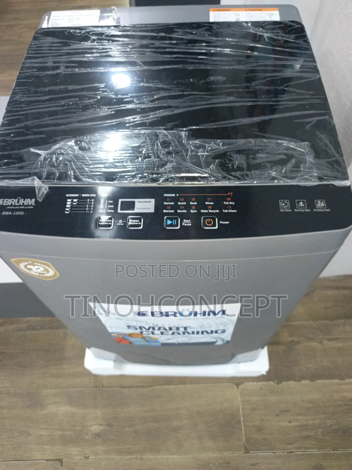 Bruhm Washing Machine 10kg Automatic Top Loader