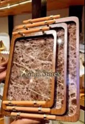 Bamboo 3 Set Serving Tray