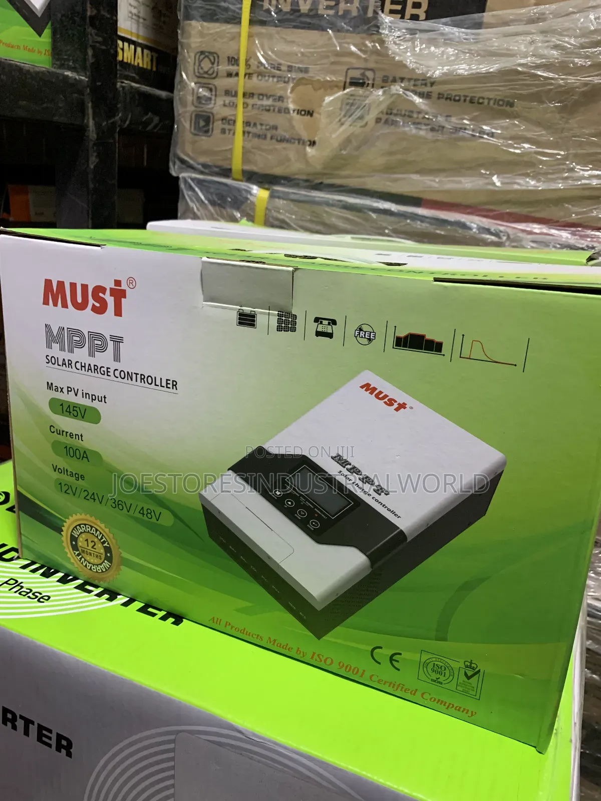 Must Solar MPPT Charger Controller 100a 48v